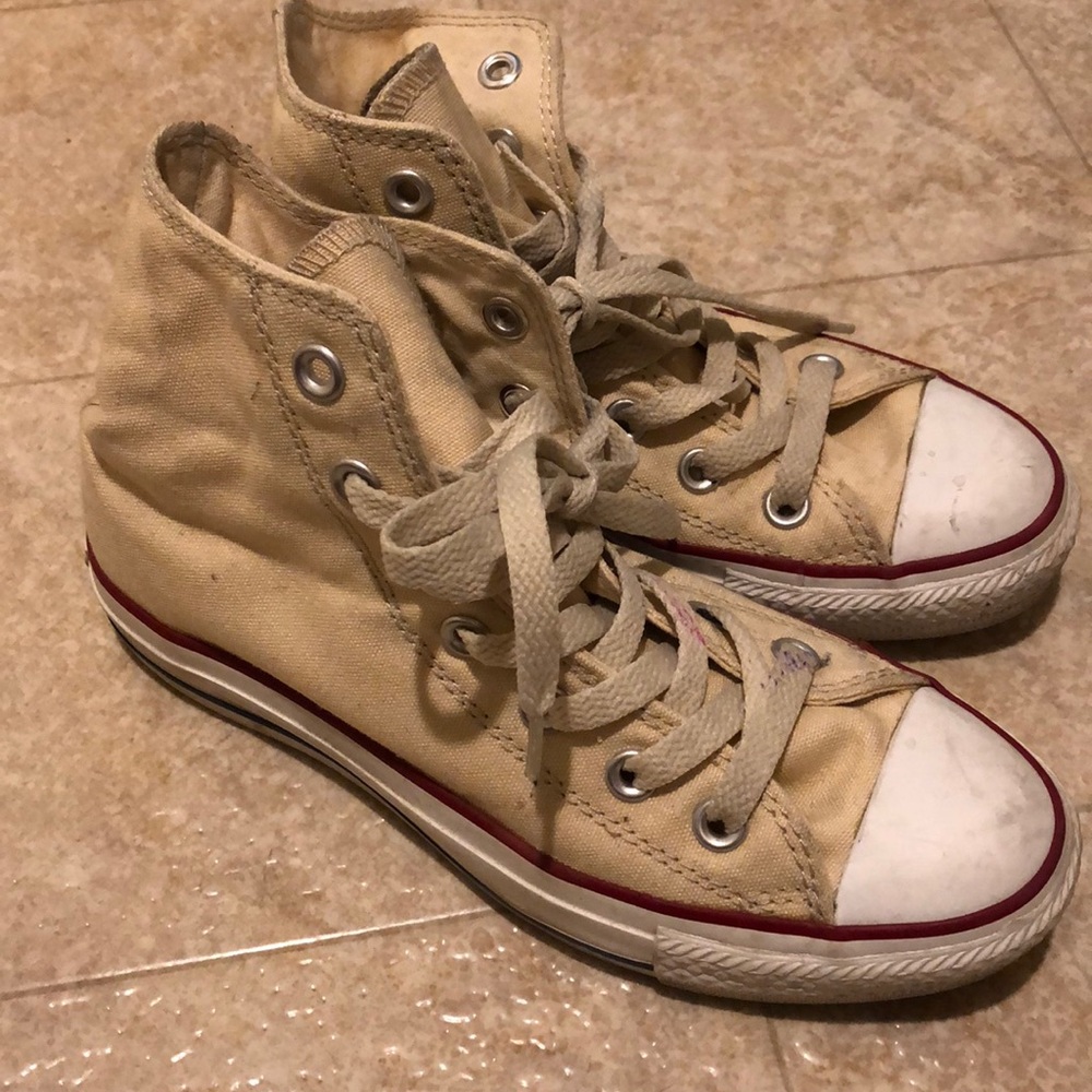 Ivory Chuck Taylor All Star High Top (5.5W, 3.5M)
